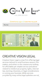Mobile Screenshot of creativevisionlegal.com